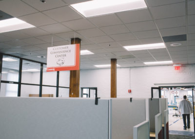 The Customer Convenience Center: The space provides high-speed WiFi and easy access to Cogmedix Program Managers. Customers are welcome to use the Convenience Center for as long as needed.