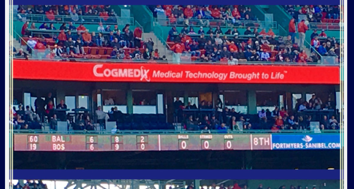 Official Red Sox Sponsor Coghlin Companies Display at Fenway Park