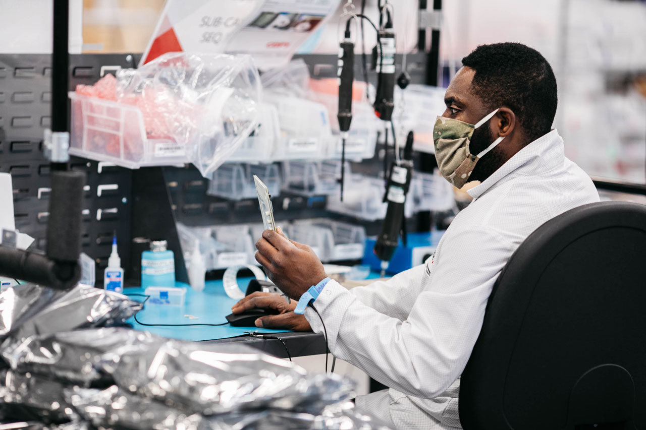 Engineering group: Our engineers offer design support with our proprietary phase-gated approach to Design for Compliance and Excellence, or DFcx. With the benefit of their extensive manufacturing experience, Cogmedix can ensure your device is designed for manufacturability and compliance. This is followed by a seamless transition into our Scaled Product Launch process and then on to volume manufacturing technician for Design for Compliance and excellence