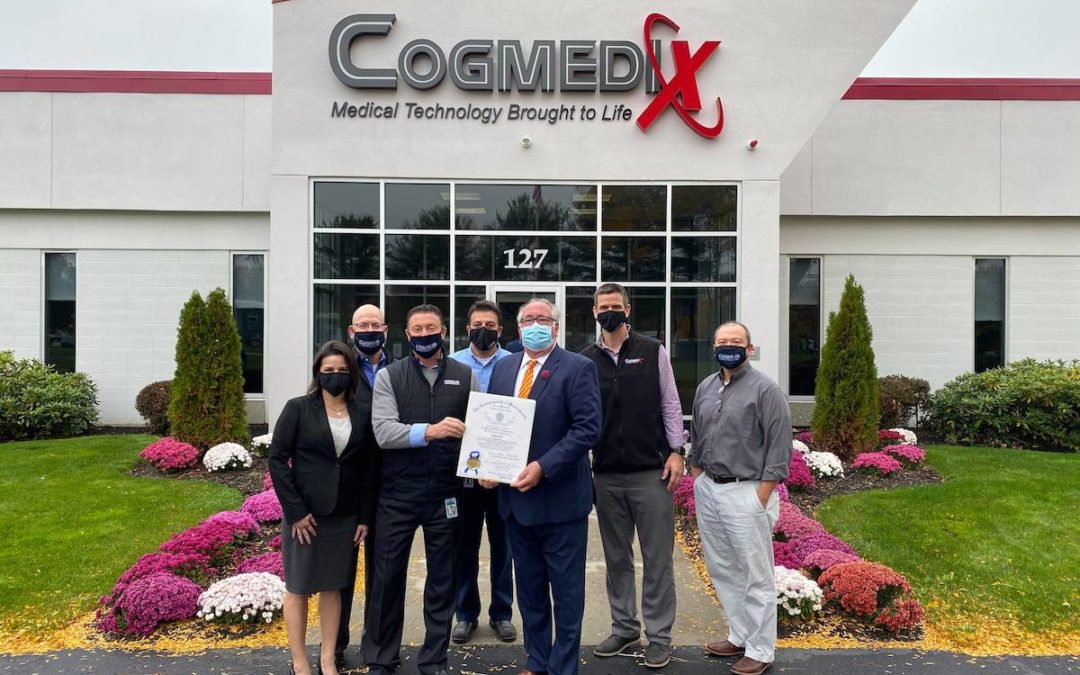 Cogmedix Named 2020 Manufacturer of the Year for the Fourteenth Worcester District