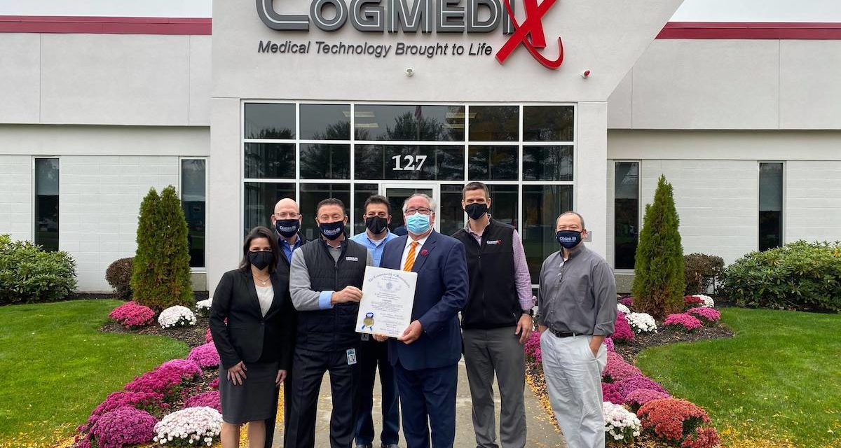 Cogmedix Named 2020 Manufacturer of the Year for the Fourteenth Worcester District