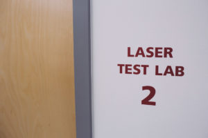 cogmedix laser test lab door label