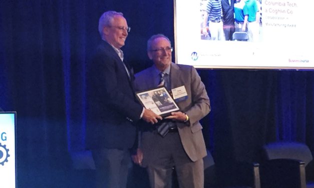 Columbia Tech Takes Home the Manufacturing Excellence Award for Collaboration
