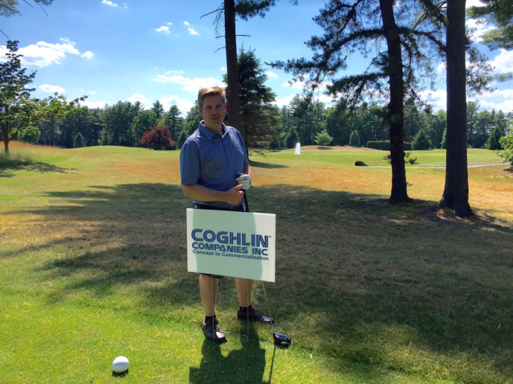 bill laursen attending coghlin companies drive for a cure fundraising event
