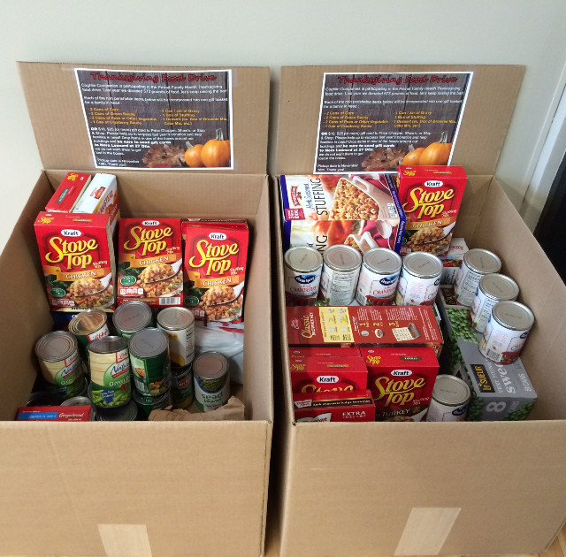 Coghlin Participates in Thanksgiving Food Drive for Pernet Family Health